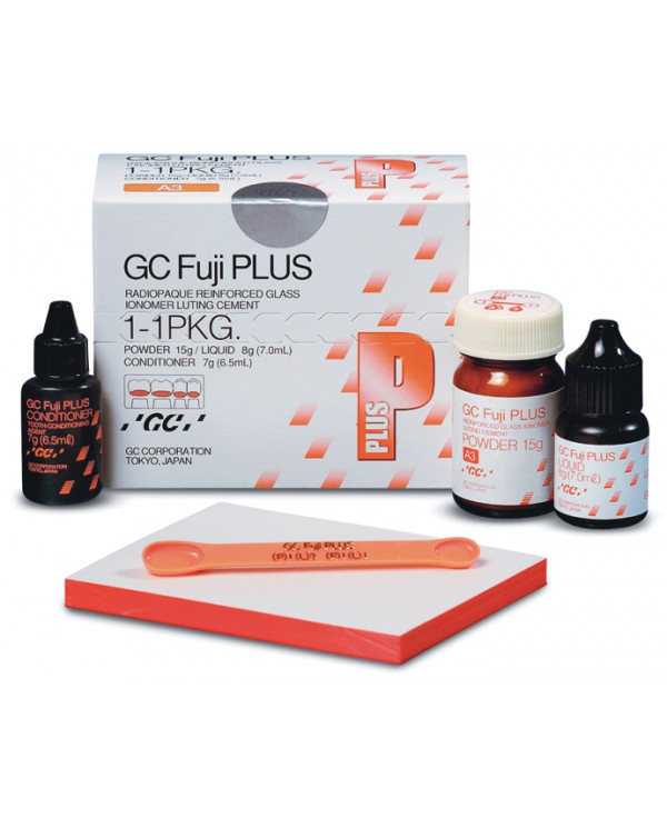 Ciment de Scellement GC Fuji PLUS - Poudre & Liquide