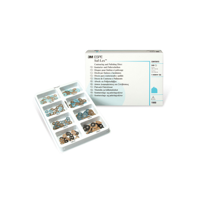 Sof-Lex - Support Souple - Coffret de Disques de Finition et Polissage