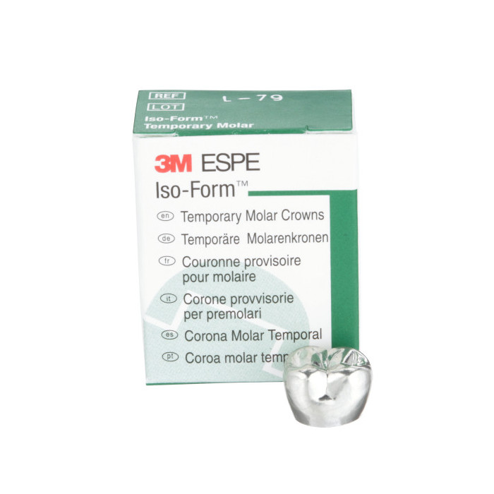 Couronnes Provisoires pour Molaires Permanentes Iso-Form