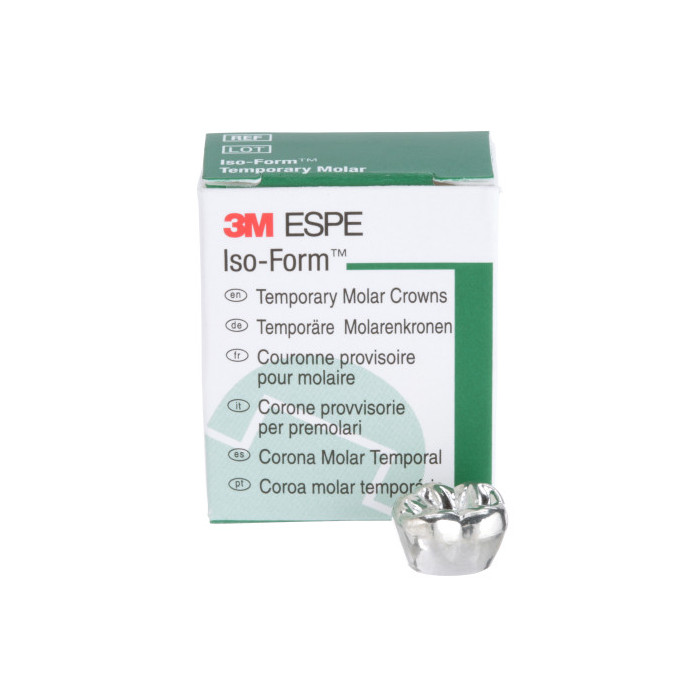 Couronnes Provisoires pour Molaires Permanentes Iso-Form