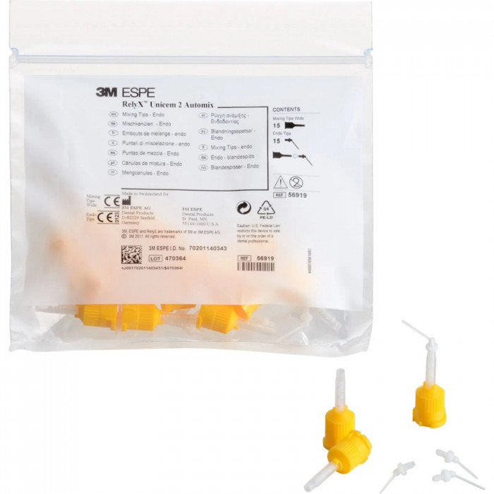 Embouts de Mélange Larges avec Extension Endo RelyX Unicem 2 Automix