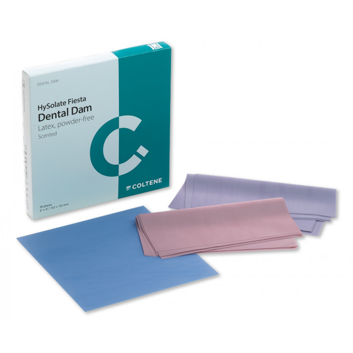 HySolate Dental Dam Fiesta - Digues avec Latex - Assortiment 52 Pièces