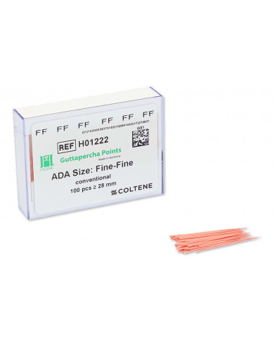 Pointes de Gutta Percha Pink Conventional Pointes de Gutta Percha Pink Conventional