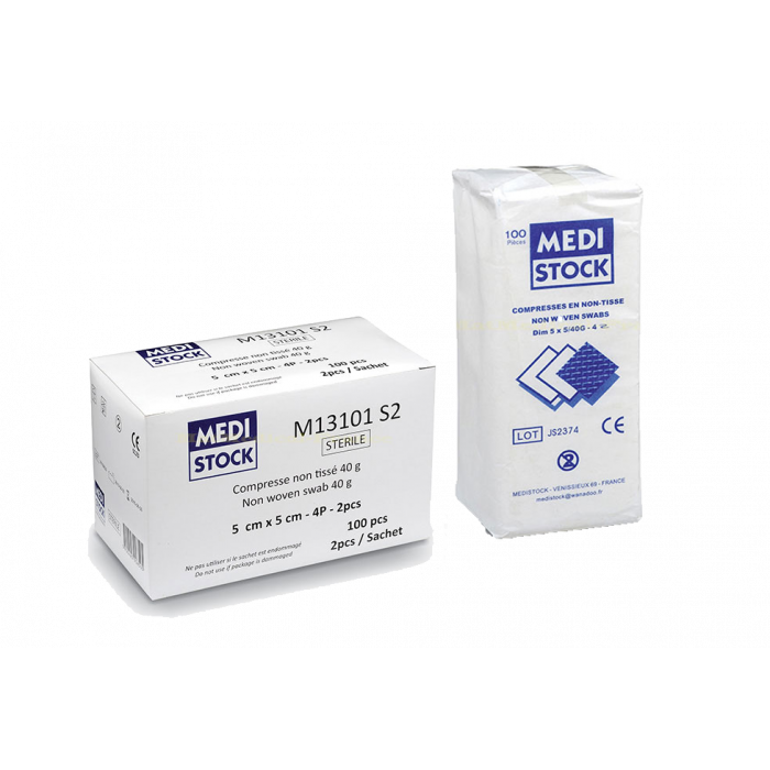 COMPRESSES NON-TISSEES