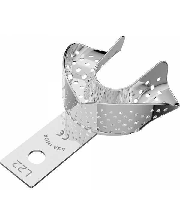 Porte Empreintes Perforé Inox Rétentif Antérieur Creux