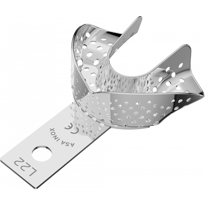 Porte Empreintes Perforé Inox Rétentif Antérieur Creux