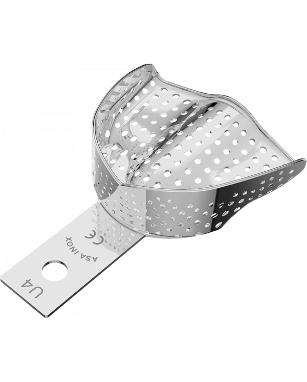 Porte Empreintes Perforé Inox Rétentif Antérieur Creux