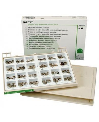 Couronnes Pédodontiques pour Molaires Permanentes - Coffret d'Introduction PO-96 Couronnes Pédodontiques pour Molaires Permanentes - Coffret d'Introduction PO-96