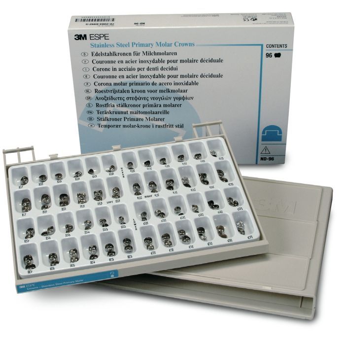 Couronnes Pédodontiques pour Molaires Temporaires - Coffert d'Introduction ND-96