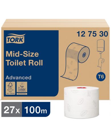 Tork T6 Papier toilette rouleau Advanced  Tork T6 Papier toilette rouleau Advanced