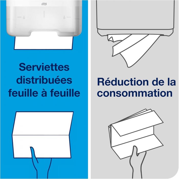 Tork Essuie-mains pliés en V Advanced H3 - TORK