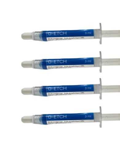 G-Etch Blue - 4 Seringues de 3ml - ELSODENT G-Etch Blue - 4 Seringues de 3ml - ELSODENT
