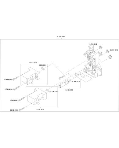 Lot de 2 électrovannes